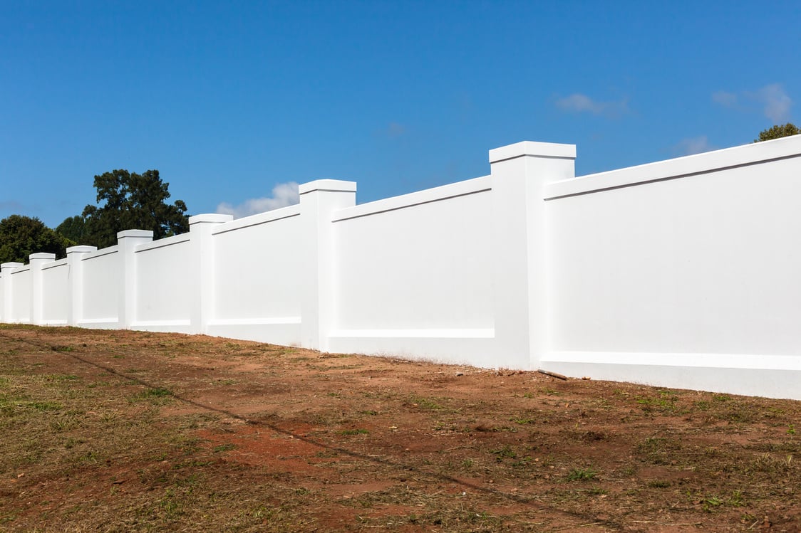 Boundary Wall White