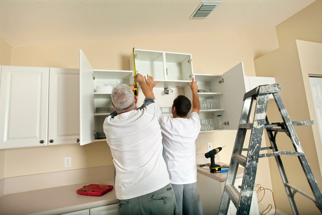 Kitchen remodeling cabinet installation